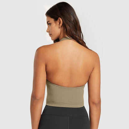 Women's Halter Neck Sports Bra